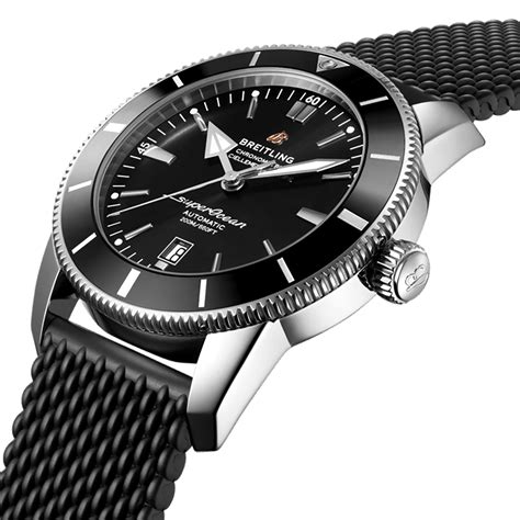 breitling rubber strap superocean.